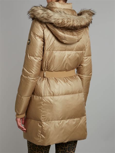 michael kors knee length jacket women's|Michael Kors jacket women overcoat.